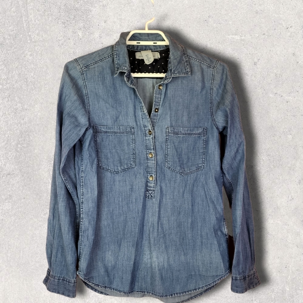 LOGG chambray popover 100% cotton